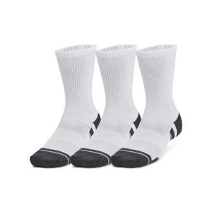 1379512-100-socken-under-armour-performance-tech-crew-x3-weiss-grau-anthrazit-weiss