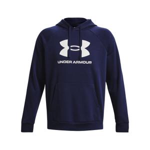 1379758-410-sweatshirt-a-capuche-under-armour-rival-fleece-logo-bleu-navy-blanc