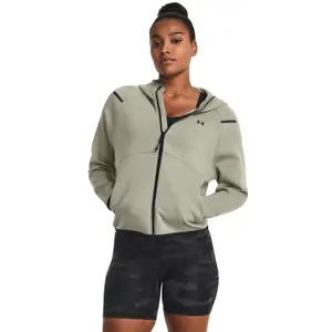 Casaco de fato de treino para desporto feminino com fecho éclair Under Armour Unstoppable Fleece image-2