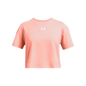 Meisjes T-shirt Under Armour Crop Logo image-0
