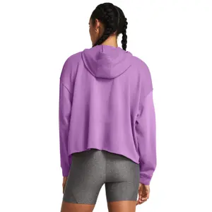 Sweatshirt com capuz de grandes dimensões para mulher Under Armour Rival Terry image-3
