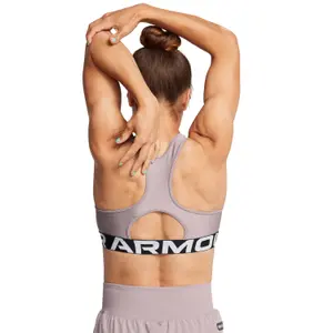 Sports bra Under Armour HeatGear Mid Branded image-1