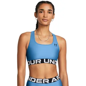 Sports bra Under Armour HeatGear MidSports branded image-1