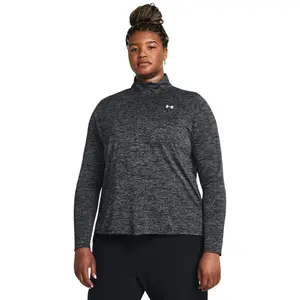 Sweatshirt med halv dragkedja för kvinnor Under Armour Tech™ Twist image-1