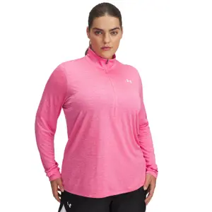 Drill top allenamento da donna con 1/2 zip Under Armour Tech image-0