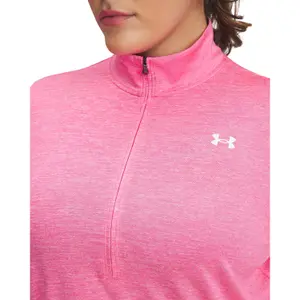 Drill top allenamento da donna con 1/2 zip Under Armour Tech image-2