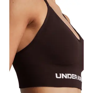 Sostén sin costuras con soporte ligero mujer Under Armour Vanish image-4