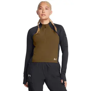 Sweatshirt 1/2 zip femme Under Armour Launch image-1