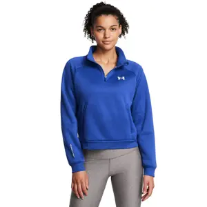 Haut d'entraînement 1/2 zip femme Under Armour Fleece Pro image-1