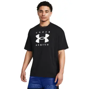 Branded oversized t-shirt Under Armour Heavyweight image-1