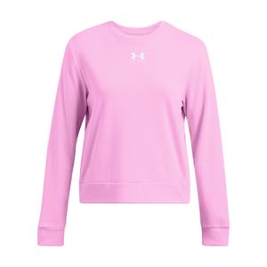 1389511-638-damen-sweatshirt-under-armour-rival-terry-rosa-weiss