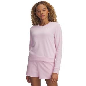 1389659-647-sweatshirt-til-kvinder-under-armour-rival-terry-prime-pink-hvid