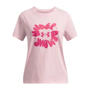 T-shirt de menina Under Armour Bubble Wordmark image-0