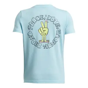 T-shirt enfant Under Armour Peace Love image-1