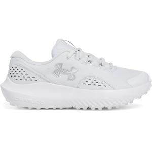 3028243-100-sapatos-de-golfe-sem-espiga-para-mulheres-under-armour-surge-distant-gray-white-metallic-silver