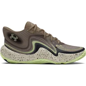 Buty do koszykówki o średniej wysokości Under Armour Spawn 6 Camo image-0