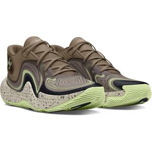 Buty do koszykówki o średniej wysokości Under Armour Spawn 6 Camo image-1