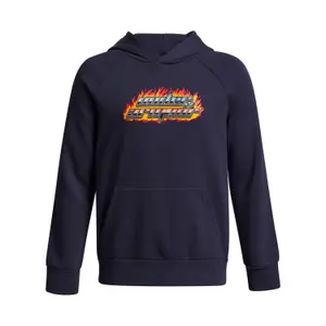 Camisola com capuz para criança Under Armour Rival Flamin image-0