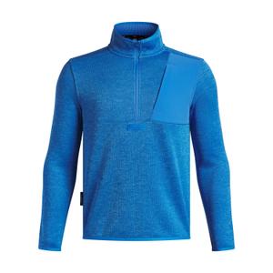 6008816-402-sweatshirt-med-1-4-dragkedja-for-barn-under-armour-drive-hybrid-storm-blue-atlantis
