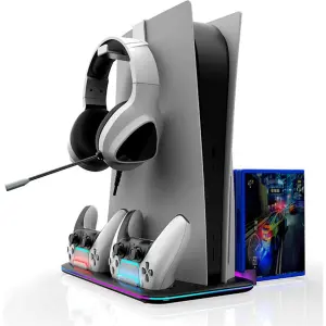Station de charge ventilée RGB Under Control PS5/PS5 Slim