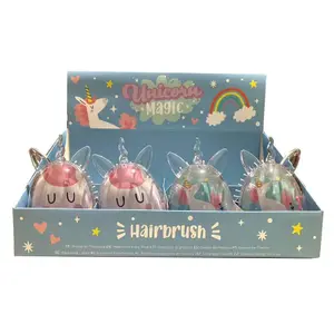 Magic glitter hairbrush Unicorn image-2