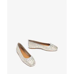 Ballerines en cuir tressé femme Unisa Bienza image-1