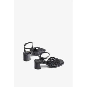 Geflochtene Lederloafer für Frauen Unisa Magdy image-2