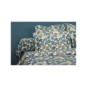 Funda de almohada de satén de algodón estampado de 80 hilos/cm2 Univers Décor image-1