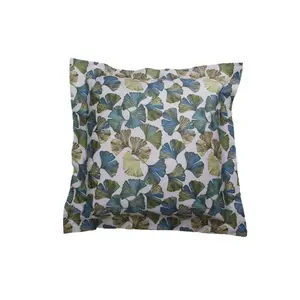 Funda de almohada de satén de algodón estampado de 80 hilos/cm2 Univers Décor image-0