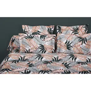 Bettwäsche für das Pfulmenbett aus Baumwollsatin 80 Fäden/cm2 bedruckt Univers Décor image-2