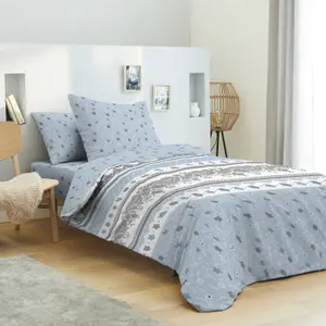 Komplettpaket aus Bettdecke und Spannbettlaken Univers Décor image-0