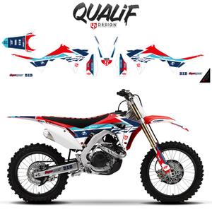 Kit decorazione moto UP Design Qualif Honda Crf 450 2017-2020 / Crf 250 2018-20