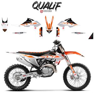 Kit decorazione moto UP Design Qualif Ktm Sx - Sxf 125 250 300 450 2019-2020 O