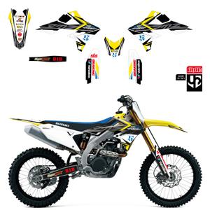Dekorationsset UP Design Iron Suzuki RMZ 450 2018