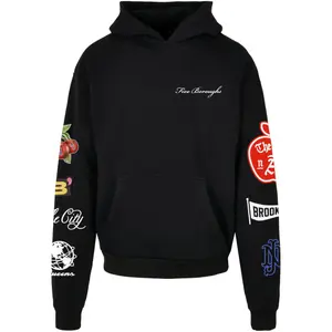 Oversized hooded sweatshirt Upscale NY Homage image-4