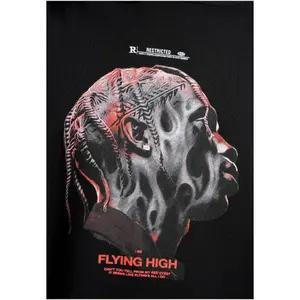 Oversized hooded sweatshirt Upscale Flying High image-3