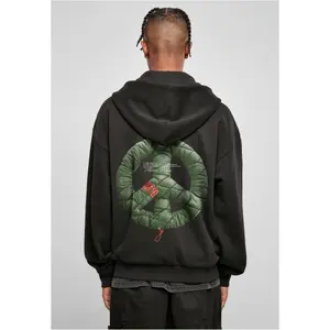Oversized hooded sweatshirt Upscale Puffer Peace image-1