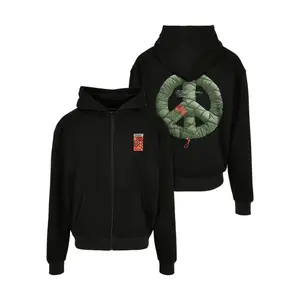 Oversized hooded sweatshirt Upscale Puffer Peace image-2