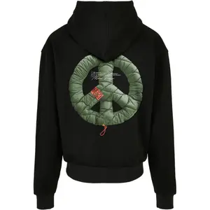 Oversized hooded sweatshirt Upscale Puffer Peace image-4