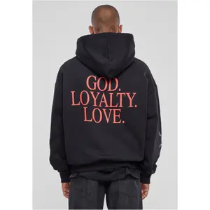 Oversized hooded sweatshirt Upscale God Loyalty Love Ultra image-2