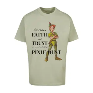 Oversized T-shirt Upscale Disney 100 Peter Pan Faith and Trust image-0