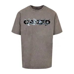 Oversized T-shirt Upscale Cagedchrome Acid Heavy image-0