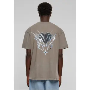 Oversized T-shirt Upscale Cagedchrome Acid Heavy image-4