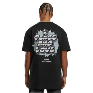 Oversized T-shirt Upscale Peace&Love image-4