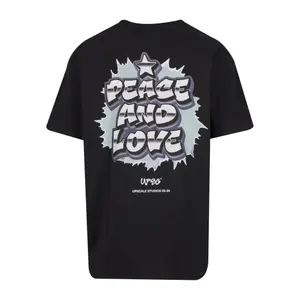 Oversized T-shirt Upscale Peace&Love image-3