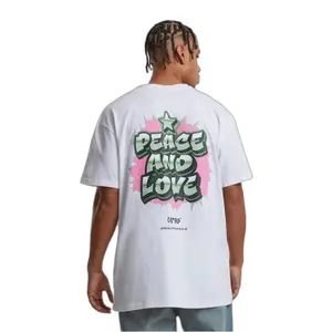 Oversized T-shirt Upscale Peace&Love Heavy image-2
