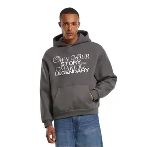 Fluffy hooded sweatshirt Upscale Make It Legendary image-1