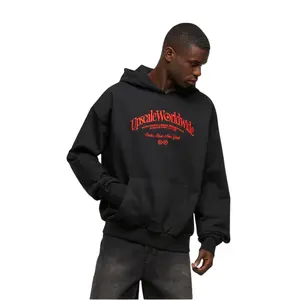 Oversized hooded sweatshirt Upscale World Wide heavy image-1