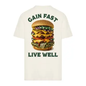T-shirt oversize Upscale Heavy Burger image-1