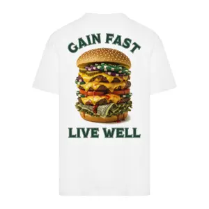 T-shirt oversize Upscale Heavy Burger image-1